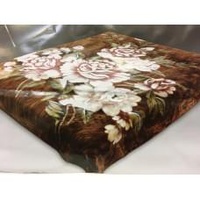 Плед "Орленок" Веник коричневый акрил (200*240 см.)