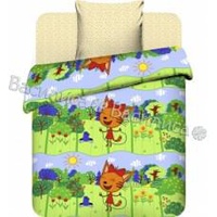 Постельное белье "Василек" Детский Карамелька Бязь (1,5-спальный)
