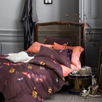 Постельное белье "Famille" SDS-64 шелковый сатин (Дуэт (Семейный)