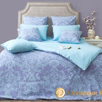 Постельное белье "Хлопковый Край" Неаполь ниагара Бязь-люкс с наволочками 50/70 (1,5-спальный)