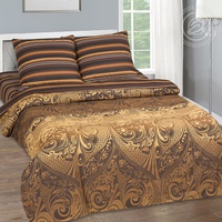 Постельное белье "АртПостель" Арабика Поплин с простынью на резинке (2-спальный)