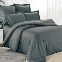 Постельное белье Valtery LS-33, Cатин однотонный, Евростандарт