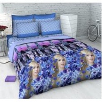 Постельное белье "Василиса" Василиса нью Бязь (Дуэт (Семейный))