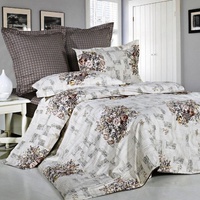 Постельное белье "Сайлид" B-125 сатин печатный (Евро)