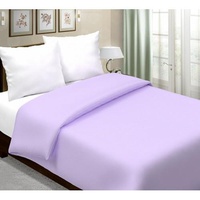 Наволочки поплиновые "Люксония" на молнии цвет сирень (50*70см.-2шт.)