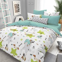 Постельное белье детское Valtery Мопсы, Поплин, 1.5-спальный