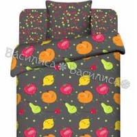 Постельное белье "Василек" Детский Фруктовый джем Бязь (1,5-спальный)