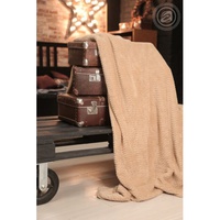 Плед флисовый "АртПостель" Caffellatte бежевый (180*200см.)