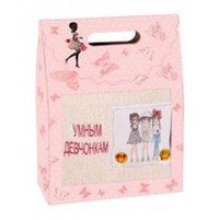 Подарочный набор полотенец "Дино-текс" Умным девчонкам (40*70см.-1шт.)