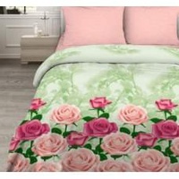 Постельное белье "Василиса" Жемчужина красоты 1 Бязь (Евро)