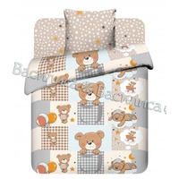 Постельное белье "Василек" Детский Мишка топтыжка Бязь (1,5-спальный)