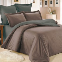 Постельное белье Valtery LS-34, Cатин однотонный, Семейный