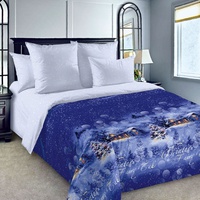 Постельное белье "Текс-Дизайн" Сказка о зиме Перкаль (1,5-спальный)