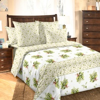 Постельное белье "Текс-Дизайн" Ландыши Перкаль (1,5-спальный)