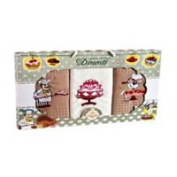 Набор вафельных полотенец "Дино-текс" Повара (50*60-3шт.)