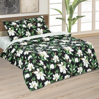 Постельное белье "АртПостель" Фелиция Поплин с простынью на резинке (Евро)