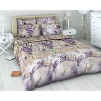 Постельное белье "Василиса" Шанталь Лаванда Бязь (1,5-спальный)