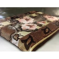 Плед "Орленок" Лилия бежевый акрил (160*220см.)