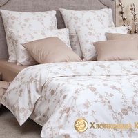 Постельное белье "Хлопковый Край" Амелия какао Сатин (2-спальный)