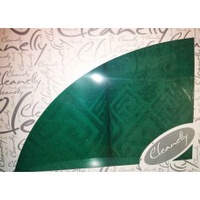 Комплект махровых полотенец "Cleanelly" Poseidon цвет темно-зеленый (50*90-1шт., 70*130-1шт.)