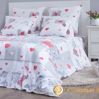 Постельное белье "Хлопковый Край" Нежность Бязь-люкс с наволочками 50/70 (1,5-спальный)