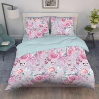 Постельное белье "Василиса" Розовый зефир Бязь (1,5-спальный)