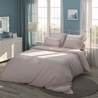 Постельное белье Самойловский текстиль Кружевная пудра, Бязь, семейное с наволочками 50/70