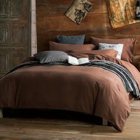 Постельное белье Valtery MO-32, Софткоттон однотонный, Семейный