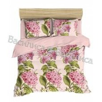 Постельное белье "Василиса" Гортензия Ботаническая гравюра Бязь (Дуэт (Семейный))