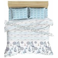 Постельное белье "Василиса" Круиз Бязь (1,5-спальный)