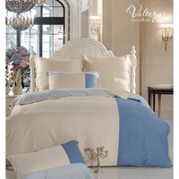 Постельное белье "Valtery" BS-04 бамбуковое однотонное (Дуэт (Семейный)