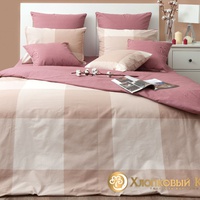 Постельное белье "Хлопковый Край" Лондон беж Бязь-люкс с наволочками 50/70 (2-спальный)