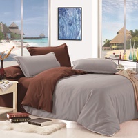 Постельное белье Valtery MO-44, Софткоттон однотонный, Семейный