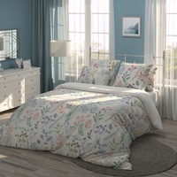 Постельное белье "НордТекс" Самойловский текстиль Гербарий с наволочками 50/70 Бязь (Евро)