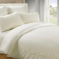 Постельное белье Valtery AB-SG 05, Перкаль с гипюром, 1.5-спальный