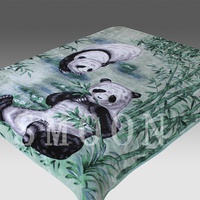 Плед "Орленок" Панды акрил (200*240 см.)