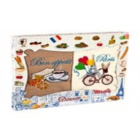 Набор вафельных полотенец "Дино-текс" Парижская кухня (50*60-2шт.)