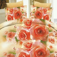 Постельное белье Valtery SF-14, Полисатин 3D, Семейный