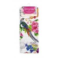 Полотенце вафельное "НордТекс" Солнечный дом Райская птичка (40*70-1шт.)