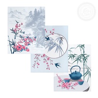 Набор полотенец из рогожки "АртПостель" Пуэр (45*60-3шт.)