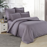 Постельное белье Valtery LS-19, Cатин однотонный, Семейный