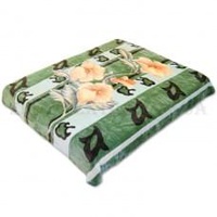 Плед "Орленок" Лилия зеленый акрил (200*240 см.)