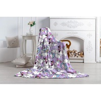 Плед флисовый "Протекс" Павлинка Минни Маус (100*150см.)