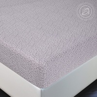 Простынь на резинке "АртПостель" цвет Лоза капучино Трикотаж (200*200см.)