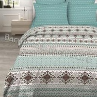 Постельное белье "Василиса" Северные песни 1 Бязь (Евро)