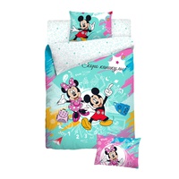 Постельное белье детское Disney Holidays Поплин с наволочками 50/70 1.5-спальное
