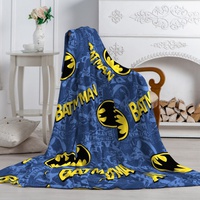 Плед флисовый "Протекс" Павлинка BATMAN (150*200см.)