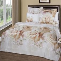 Постельное белье "АртПостель" Вита Сатин (2-спальный, европростыня)