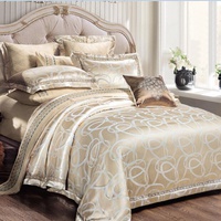 Постельное белье "Valtery" L-37 жаккард шелковый (Евро)