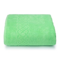 Простынь "Сleanelly" Plait (Плэйт) цвет Салатовый Махровая (150*200см.)